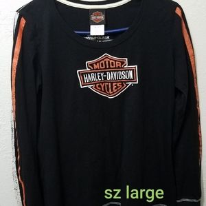 Long sleeved Harley top
